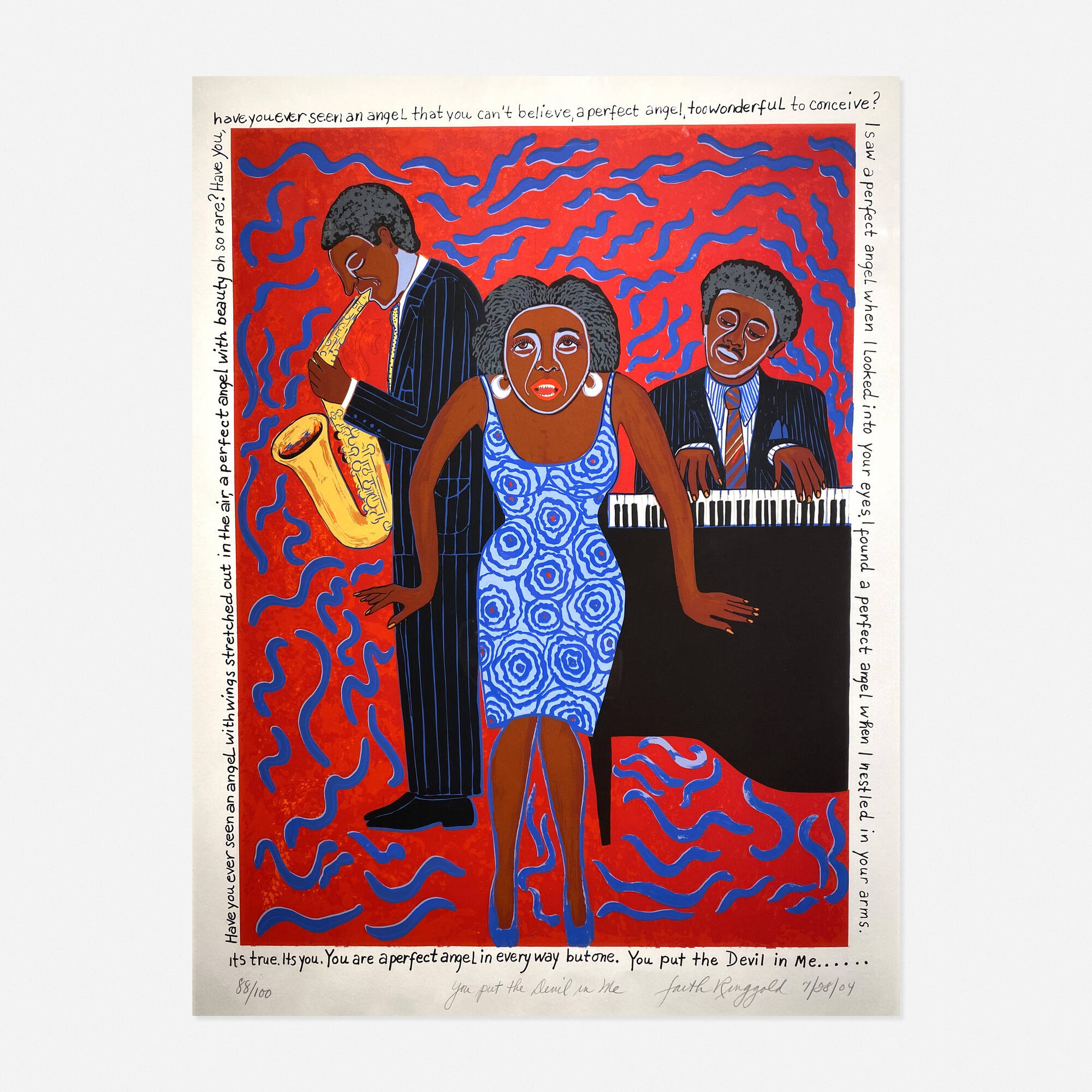 842: FAITH RINGGOLD, Mama Can Sing You Put the Devil in Me