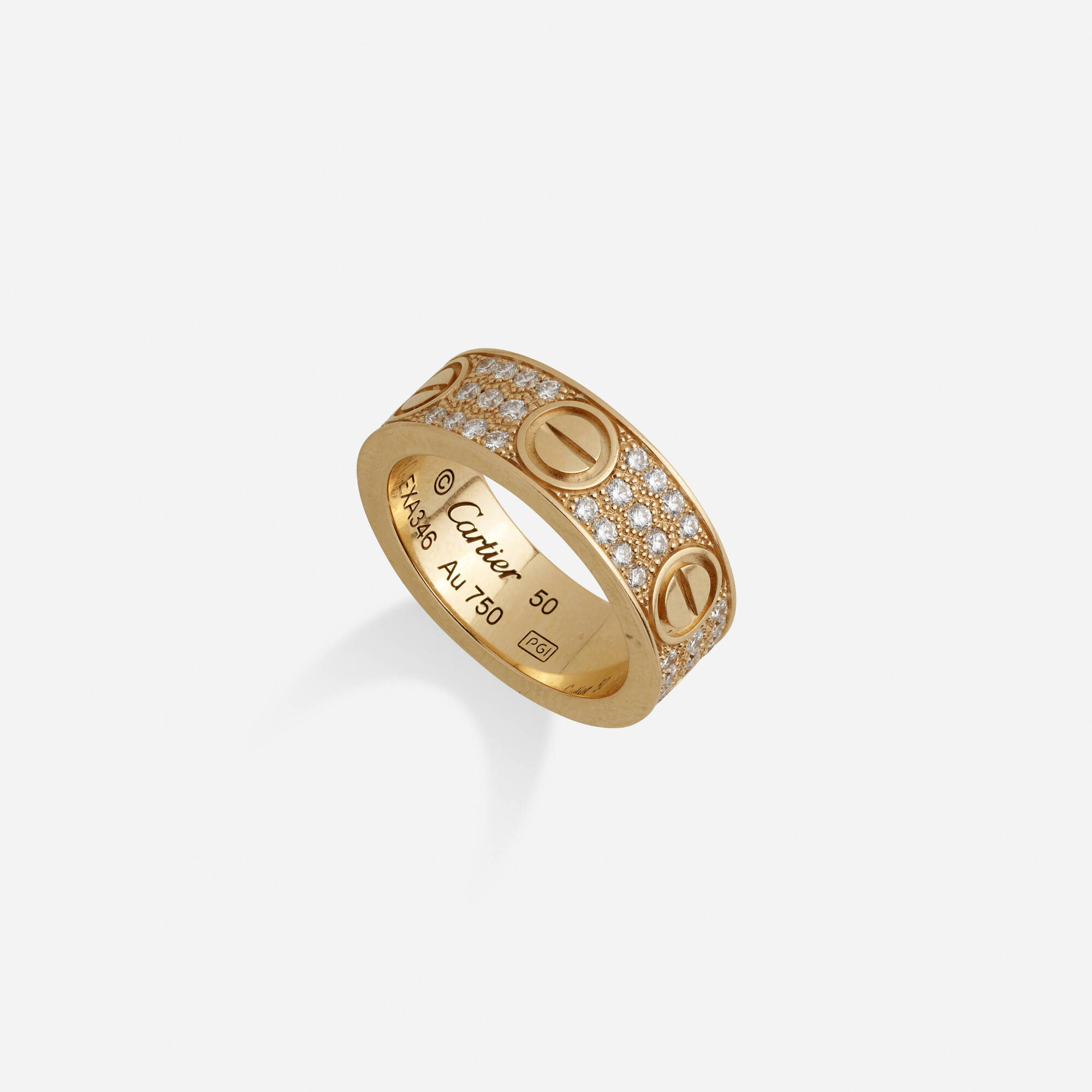 cartier love ring auction