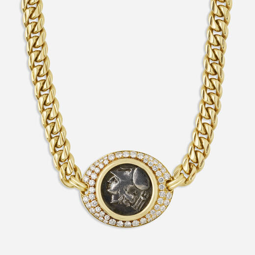 201: BULGARI, Gold 'Monete' coin necklace < Spring Jewels, 5 May 